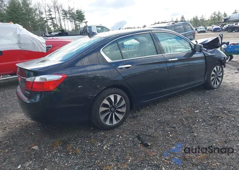 2014 Honda Accord Hybrid Ex-L from USA, damaged, VIN 1HGCR6F5XEA010370